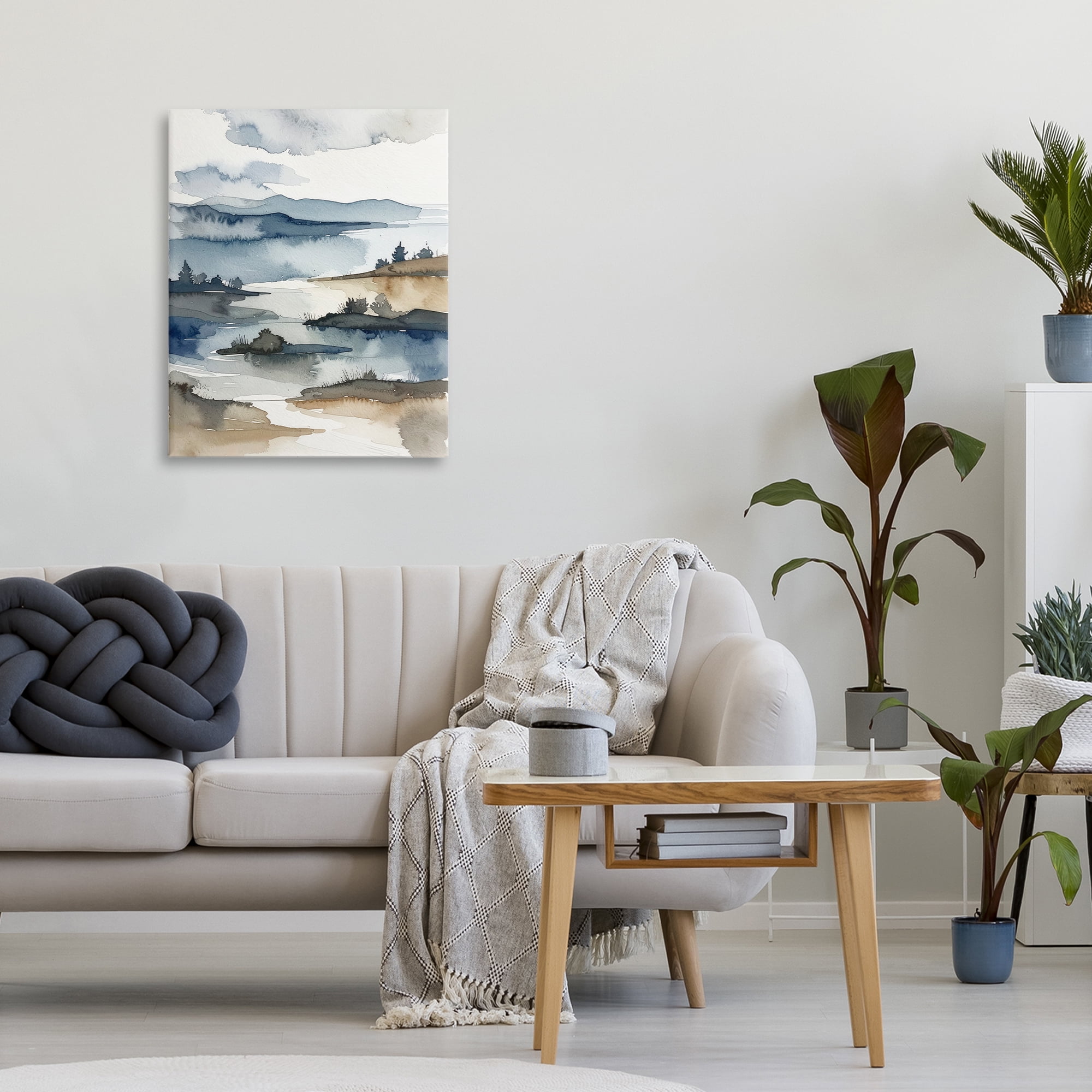 Stupell Industries The Flow Of Water Canvas Wall Art, design by Alonza Saunders