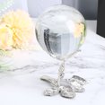 thumbnail image 5 of Uxcell Crystal Ball Stand, Sphere Display Stand Photography Props for 50 to 80mm Crystal Balls Rose Shape, Silver, 5 of 5