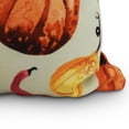 thumbnail image 2 of 20 Inch Gourds Galore Light green Fall Print Decorative Throw Pillow, 2 of 2