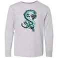 thumbnail image 3 of Inktastic Eastern Style Dragon Long Sleeve Youth T-Shirt, 3 of 5