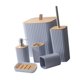 thumbnail image 5 of 6x Portacepillos de Dientes Vaso de Enjuague Dispensador de Loción Resistente Moderno Juego de Accesorios de Baño para Hotel Hogar Baño Restaurantes Gris, 5 of 9