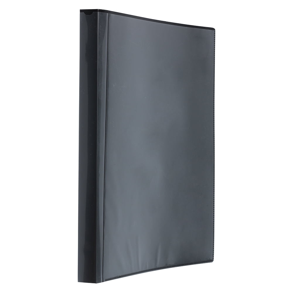 JAM Plastic 1 inch Binder, 3 Ring Binder, Black