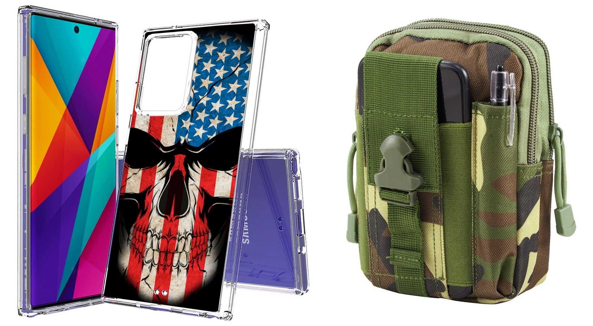 AquaFlex Samsung Galaxy Note 20 Ultra 5G Phone Case Bundle: Slim