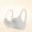 Gray, variant on qelini Wireless Sports Bras for Women Plus Size Thin Strap Breathable Bralettes Side Support Seamless Racerback Soft Daily Lingerie
