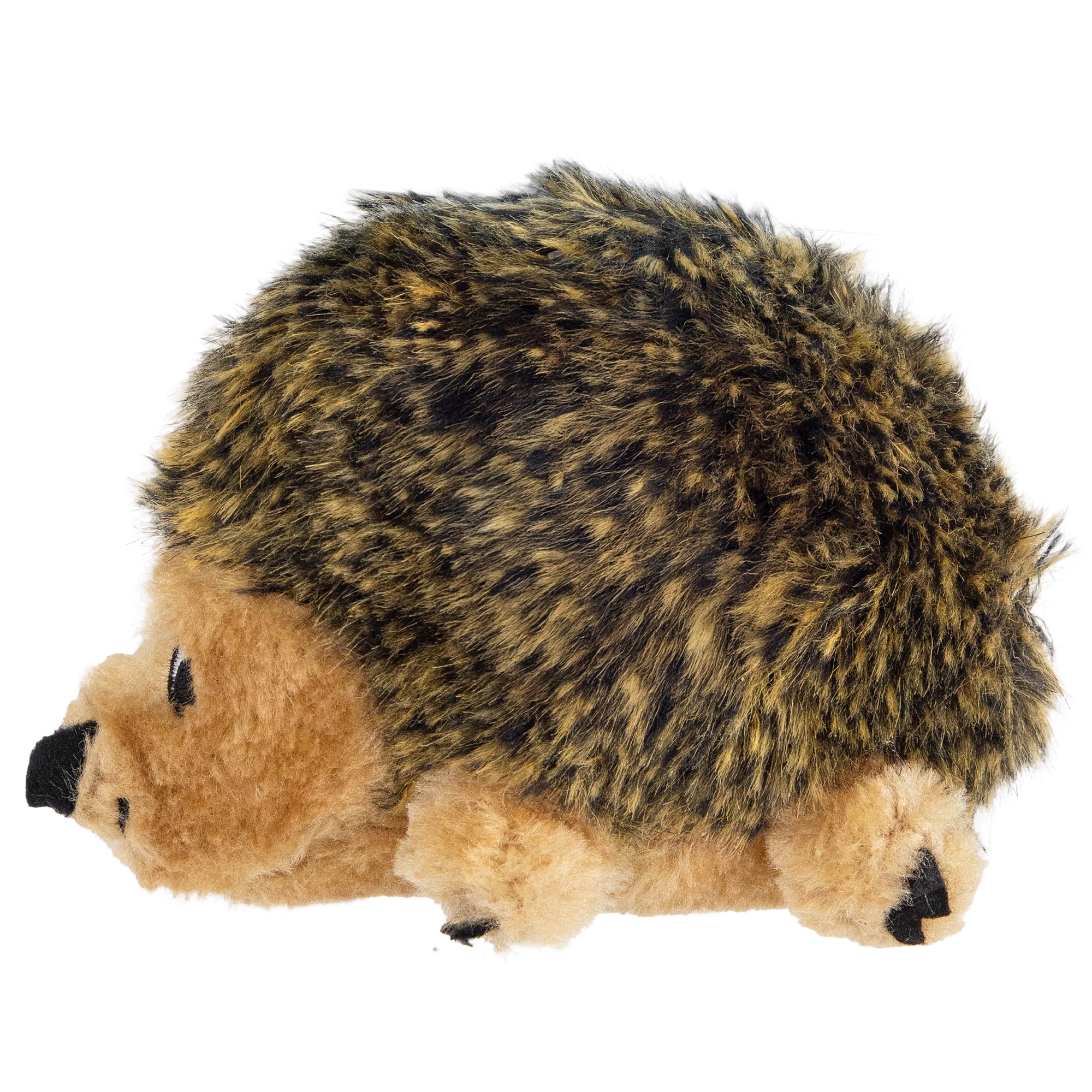Outward Hound Hedgehogz Stuffed Dog Toy – Soft Plush Hedgehog, Squeaks, 6" x 4" x 4.5"