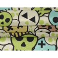 thumbnail image 4 of oneOone Velvet Primrose Fabric Skull Sewing Material Print Fabric By The Yard 58 Inch Wide, 4 of 5