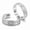 Sliver, variant on 2 Pcs Copper Rings Adjustable Magnetic Thumb Ring Vintage Jewelry for Women Men Bronze