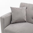 thumbnail image 6 of SEGMART Modern Fabric Futon Sofa Bed, Convertible Sofa Sleeper Bed with Armrest, Grey Futon Sofa Bed Recliner Couch with Metal Legs, Recliner Couch for Small Spaces Living Room Bedroom, L5727, 6 of 9