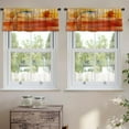 thumbnail image 2 of LALILO Kitchen Curtain Valance Summer Morocco Desert Rod Pocket Window Curtain 52"x 18" Set of 2, 2 of 7
