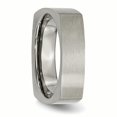 thumbnail image 4 of Titanium 6mm Square Wedding Ring Band Size 12.50 Fancy, 4 of 10