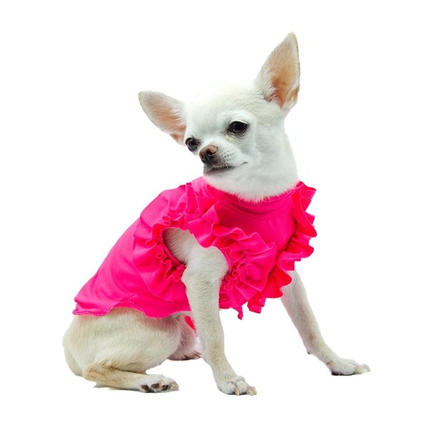 Playera para perro Mascotti Flor de Amor Rosa XS