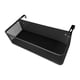 thumbnail image 3 of Organizador colgante para escritorio de oficina, estante para mesita de noche con ganchos escalables, para dormitorio negro, 3 of 7