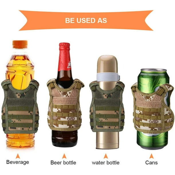 Tactical Premium Beer Military Molle Mini Miniature Vests Beverage Cooler -  China Bottle Holder and Mini Tactical Vest price