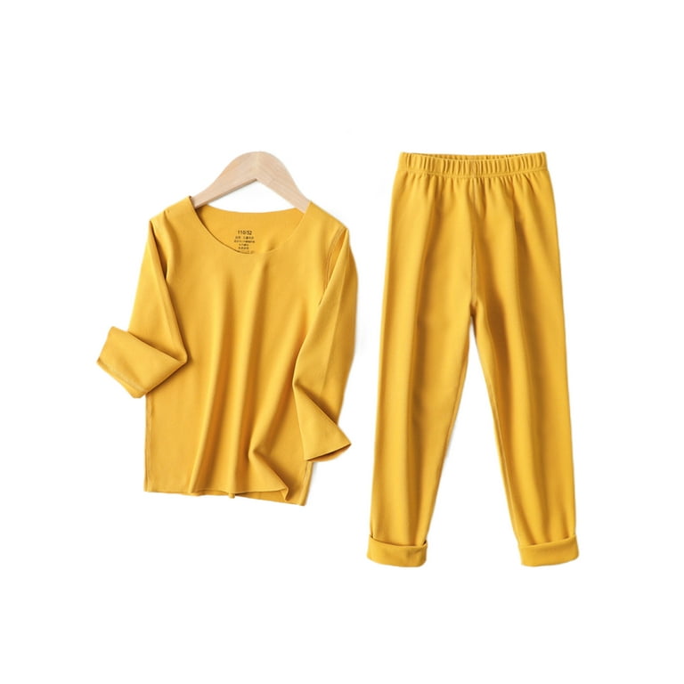 Cindysus Kids Nightwear Long Sleeve Leggings Girls Top And Bottom