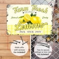 thumbnail image 3 of Farm Fresh Sweet Juicy Lemons Vintage Metal Tin Sign Retro Fruit Wall Art Decorative Sign Poster for Home Farmhouse Country Market Kitchen, 12X8 In, 3 of 6