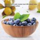 thumbnail image 3 of Natural Hand-made Wooden Salad Bowl Classic Large Round Salad Soup Dining Bowl Plates Wood Kitchen, 3 of 4