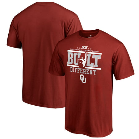 Oklahoma Sooners Fanatics Branded 2017 Big 12 Football Conference Champions T-Shirt -