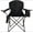 Black, variant on Portable Camping Chair with 4-Can Cooler, Cushioned Seat & Back with Side Pockets & Cup Holder, Carry Bag Included, Great for Camping, Tailgating, Firepits, Patio, & More