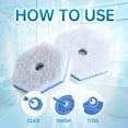 thumbnail image 5 of Aimery 60-Count Blue Disposable Toilet Bowl Cleaning Wand Refill, 10-Pack, Soft Dual-Layer Fibers for Bathroom Hygiene, 5 of 8