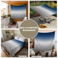 thumbnail image 6 of Navy Blue Gray Ombre Tapestry for Bedroom Wall Hanging Tapestry, Modern Gradient Abstract Art Ceiling Backdrop Tapestries Poster Blanket Wall Decor for Teens Room Living Room Dorm 51" x 59", 6 of 8