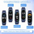 thumbnail image 2 of KOMI 2 Pack Solo Loop Nylon Strap Compatible with Xiaomi Mi Band 6 5 4 3/Amazfit Band 5 Straps,Soft Adjustable Colorful Sports Replacement Band for Xiaomi Mi Band 6 5 (NFC) for Men Women, 2 of 7