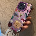 thumbnail image 4 of Retro Sun Planet Cocktail Phone Case for IPhone 16 15 14 13 12 11 Pro Max X XR XSMAX Plus Anti Fall Matte Back Cover, 4 of 5