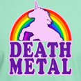 thumbnail image 3 of CafePress - Funny Death Metal Rainbow Unicorn (Vintage Distres - Men's Classic Graphic Cotton T-Shirt, 3 of 4