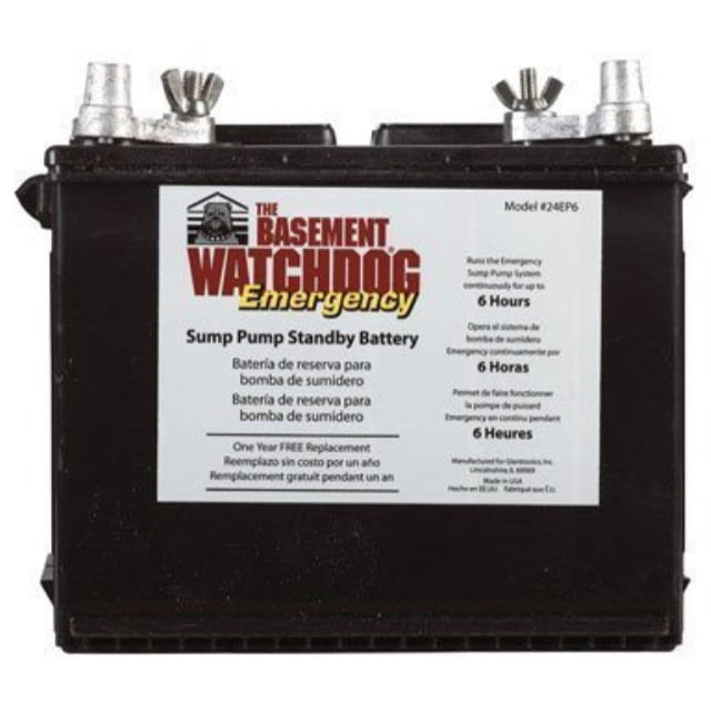 The Basement Watchdog 6 Hour Standby Battery - Basement Watchdog Battery Water Sensor The Basement Watchdog 6 Hour Standby Battery - Basement Watchdog Battery Water Sensor