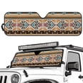 thumbnail image 2 of HUIACONG Cute Strawberry Windshield Sun Shade for Jeep Foldable 1 Piece Car Sunshade for Jeep Wrangler, Gladiator, Renegade, FJ Cruiser, 2 of 6