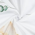 thumbnail image 4 of Floral Shower Curtain,Shower Curtains for Bathroom,Sage Green Beige Flower Shower Curtain Sets Leaf Shower Curtain Plant Modern White Fabric Waterproof Bathtub Curtain with Hooks 72x72Inch, 4 of 5
