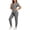 03# Gray, variant on Women V-Neck Scrub Set Loose Fit Multi-Pocket Nursing Jumpsuit Women's Workwear Stretch Cotton Comfortable Uniform for Medical Clinic Hospital S-2XL