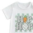 thumbnail image 4 of Byoo Easter Outfits for Boys Soft Letter Printed Pullover T-Shirt Pants Summer Set Active Casual Clothes Set, 4 of 7