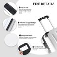 thumbnail image 4 of Luggage Handle Wraps for Suitcase - Suitcase Tags Identifiers for Suitcases, Cute soccer balls black Fun Luggage Handle Covers, Travel Luggage Accessories Essentials for Flying, 4 of 6