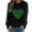 Black#2, variant on Lopecy-Sta Crewneck Sweatshirts Women St. Patrick's Day Sweatshirts for Women Fashion Printed Irish Gift Casual Loose Long Sleeve Fit Tops