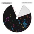 thumbnail image 2 of Sikiie Color Musical Notes 30-48 inches {designName} Print Christmas Tree Skirt Snowman Xmas Tree Skirt with Edge Christmas Decorations for Holiday Party-30", 2 of 7