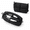 Black, variant on Butter Yellow Puffy Electronics Organizer Travel Case, Compact Tech Pouch for Cables and Accessories