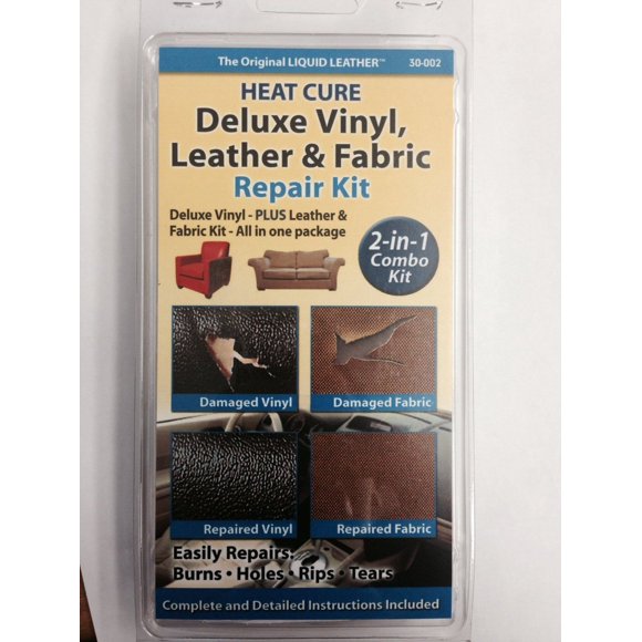 Liquid Leather Pro Leather And Vinyl Repair Kit Make Fast Easy Repairs Leather Vinyl Holes Rips Tears And Burns (30-039)