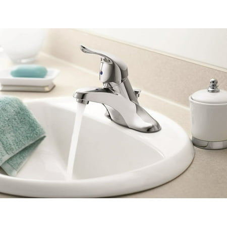Moen L4621 Single Handle Centerset Bathroom Faucet - Chrome