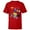 Red, variant on Holiday Avengers Team Festive Christmas Stockings - Short Sleeve T-Shirt for Kids - Customized-Black
