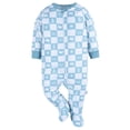 thumbnail image 1 of Gerber Essentials mameluco para bebé playa azul algodón seguro body para dormir, 1 of 4