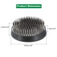 thumbnail image 2 of Uxcell Florero de Agujas, Floreros Redondos de Acero Inoxidable, Herramienta Fija para Arreglar Flores (Plata, 0.1"), 2 of 5