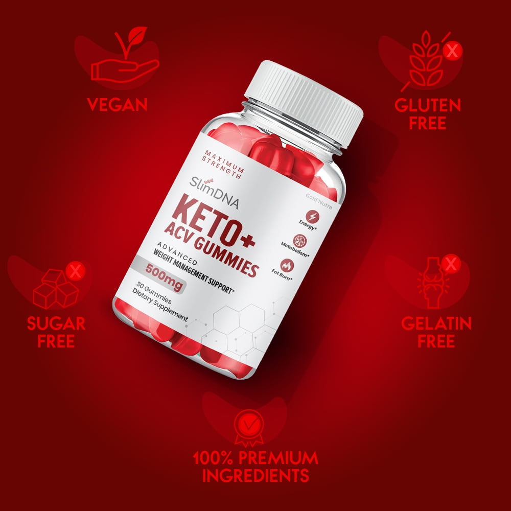 Slim DNA Keto + ACV Gummies (2 Pack)