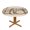 Retro Drum, variant on Retro Drum (2) Round Fitted Tablecloths Table Covers Wipeable Waterproof Elastic for Kitchen Dinning Parties Wedding Picnic Small Fits 40-44 Inch Table Size