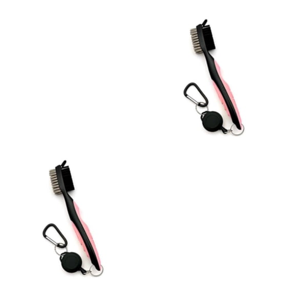 Wosthever Reemplazo de cepillo para palos de Golf, cepillos para zapatos de bola de doble cara de Color sólido, accesorios de herramientas de Type6 NO6