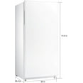 thumbnail image 2 of SMETA 13.8 cu ft Upright Freezer Frozen Food Storage Appliance Freezer Easy Clear, 2 of 7