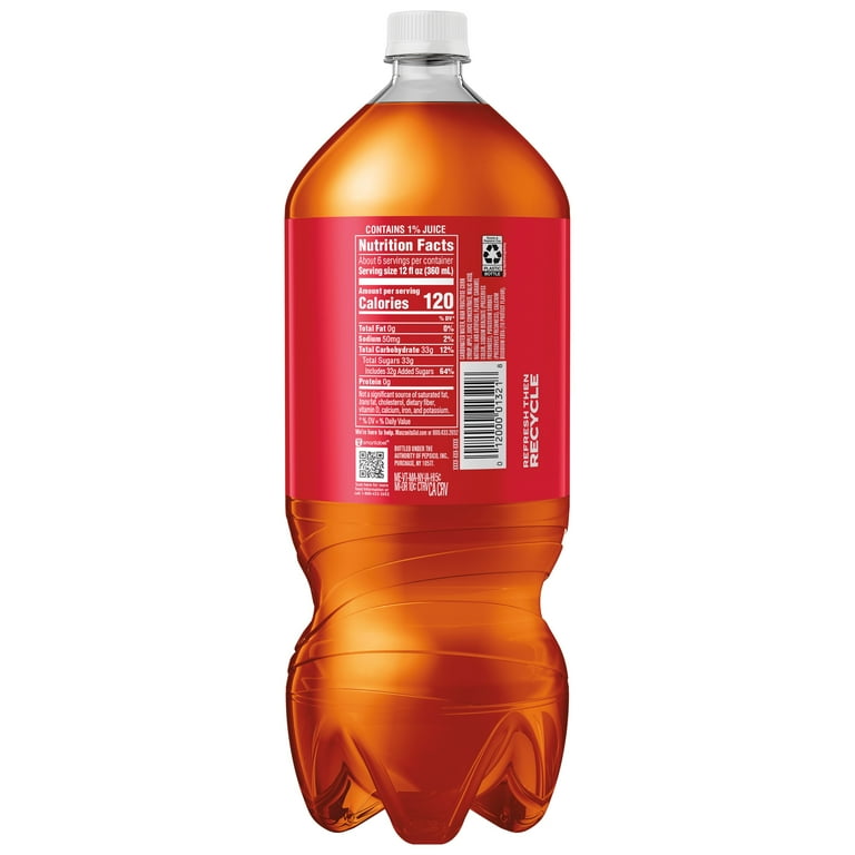 Manzanita Sol Apple Flavored Soda, 2 Liter Bottle