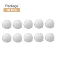 thumbnail image 3 of Uxcell 10pcs Metal Flat Button 10mm Round Metal Sewing Buttons Mist Silver, 3 of 7