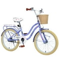 thumbnail image 7 of Tyethy Girls Bike 20" Single Speed Kids Bicycle with Basket for 7-10 Girls, Purple, 7 of 7