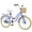 purple-1, variant on POVANLI 20" Girls Bike with Basket for 6-8 Years Old,No Training Wheels Included Gift Pink