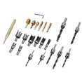 thumbnail image 3 of Fraise à fraise, 23Pcs Outil de Chanfrein Durable HSS Conception Standard Portable pour le Traitement, 3 of 8
